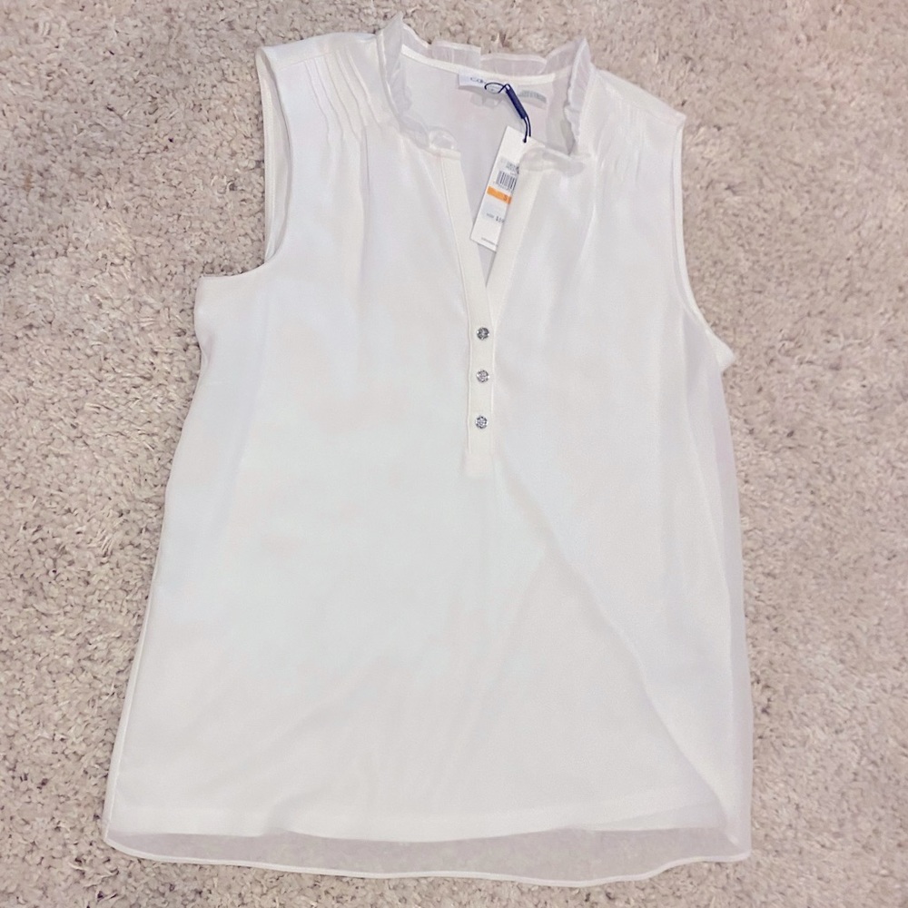 White Calvin Klein Tank Top